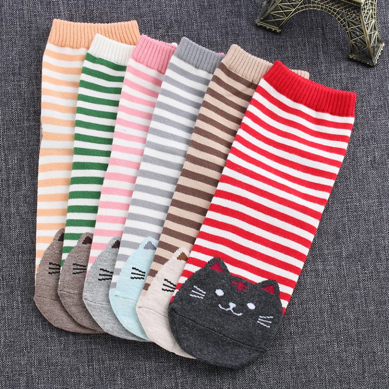 Cadeau Pour Les Amoureux Des Chats, Verre Et Chaussette Pour Maman